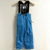 【JOY RIDE】ショイライド スキーウェア スノボウェア スノーウェア 防寒 パンツ サスペンダー 水色 ブルー キッズ サイズ120/Y494NN