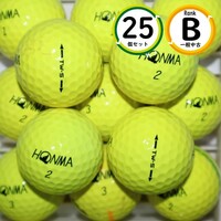 25個 ホンマ TW-S イエローカラー Bランク HONMA 中古 ロストボール ゴルフボール 送料無料 snt