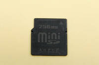 256MB miniSDカード　ADTEC