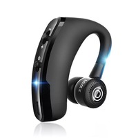 【即納】新品 ワイヤレスイヤホン 黒 Bluetooth 4.1 片耳 車 バイク 通学 通勤 ハンズフリー 高コスパ 人気 左右耳兼用 V9