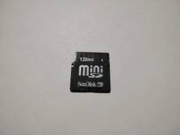128MB　メガバイト　SanDisk　miniSDカード　メモリーカード　ミニSDカード