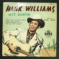 【国内初期盤EP】ハンク・ウィリアムス/ヒット集(並良品,1950's,Hank Williams)