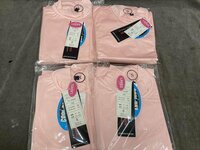 11-02-H16 ◎BZ コンプレッションインナー 長袖 インナー ファッション レディース Sサイズ ピンク ４枚セット　未使用品