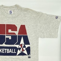 USA輸入　アメカジ　90'S 7LOGO　Tシャツ　バスケットボール　アメリカ製　ヴィンテージ　表記サイズM　未使用品　長期保管品　送料無料