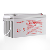 新品 バッテリー 鉛蓄電池 12V/100Ah VRLA（制御弁式）密封型鉛蓄電池 メンテナンスフリーバッテリー ジェルバッテリー 安全制御弁 LVYUAN