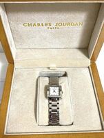 シャルルジョルダン　CHARLES JOURDANダイヤモンド　腕時計 稼働　電池交換済み