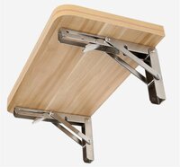 新品2個 デッキ テーブル ブラケット 折りたたみテーブル 棚 マリン ステンレス鋼