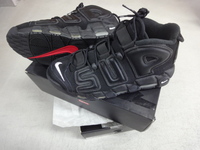 サイズ28.5cm　Supreme × Nike Air More Uptempo black