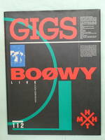 ▲GIGS BOOWY　LIVE PHOTOGRAPHS