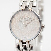1円スタート Christian Dior バギラ レディース腕時計 D44-120 シェル