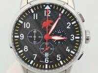 HUNTING WORLD HW-013YL 時計 ハンティングワールド 黒文字盤 クォーツ メンズ 腕時計