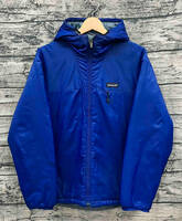 Patagonia マイクロパフフーデッドジャケット ブルー XS