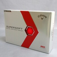 Callaway 2023年 スーパーソフト レッド 1箱 12球 US仕様 キャロウェイ SUPERSOFT 2ピース カラーボール マットフィニッシュ