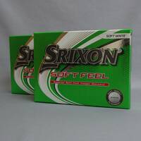 SRIXON 2021年 SOFT FEEL ホワイト 2箱 24球 2ダース ボール スリクソン ソフト フィール 白 2ピース ゴルフボール