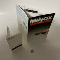 ミノックス　MINOX　EC　　リーフレット　　昭和56年（1981）　＆　　MINOX　EC　取扱説明書　　☆希少☆　　☆中古美品☆