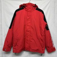 SESSIONS セッションズ 中綿 ジップアップ ジャケット メンズ XS 赤 レッド スノボ スノーボード スキー b18594