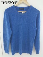 ◇ BOYCOTT ボイコット 長袖 ニット セーター サイズ3 ブルー メンズ