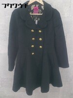 ■ DOLLYGIRL BY ANNASUI ドーリーガールバイアナスイ 長袖 コート サイズ2 ブラック レディース