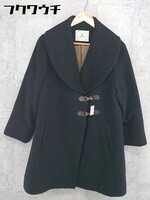 ■ ef-de エフデ 長袖 コート サイズ13 ブラック レディース