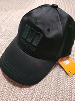 新品 未使用 マンシング MunsingWear キャップ サテン ブラック 黒（55-59cm） 帽子 抗菌防臭 ゴルフ 後ろベルトで調整可