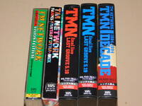 TM NETWORK VHS ビデオ 5本　DECADE 1984-1994 / final live LAST GROOVE // 宇都宮隆 小室哲哉 木根尚登 TMネットワーク
