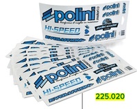 POLINI 225.020 POLINI 外装 ロゴステッカーセット 1枚