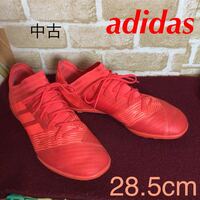 【売り切り!送料無料!】A-350 adidas!サッカーシューズ!レッド!赤!28.5cm!かっこいい！トレーニング!スポーツ!趣味!中古!