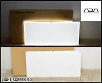 良品 ADA ライトスクリーン90 LEDライト バックスクリーン 対応水槽サイズW900×H450mm 調光機能付き アクアデザインアマノ