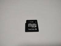1GB　SanDisk　miniSDカード　メモリーカード ミニSDカード