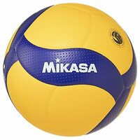 ミカサ(MIKASA) バレーボール 5号 国際公認球 検定球 一般・大学・高校 イエロー/ブルー V300W 推奨内圧