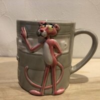 ピンクパンサー　The Pink Panther　マグカップ　小物入れ　容器　陶器　雑貨　置物　ビンテージ　レトロ　管理001