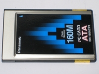 (c4039-3) ＡＴＡフラッシュメモリーカード(160MB)　Panasonic BN-160ACP3 PCMCIA Rel 2.1/JEIDA Ver.4.2　中古品(複数対応可能)
