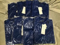 02-22-602 ◎BZ　未使用品　Tネックアンダーシャツ 長袖 ブルー 子供用サイズ 少年用 サイズ160 ８点セット