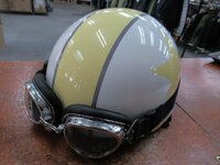OGK キャップヘルメット　サイズXS 白黄