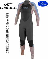 O'NEILL オニール レディス　3/2mm EPIC　上位モデル ウェットスーツ フルスーツ 　bloom■US-6S サイズ