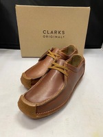【訳あり新品】Clarks Natalie Chestnut Leather 26144940 UK5.0 24.0cm クラークス ナタリー チェスナット レザー 