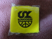 サンロッカーズ渋谷グッズ　リストバンド　sunrockers
