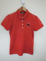 【1円スタート】Kappa(カッパ) ポロシャツ 赤 レディース L ゴルフウェア 2009-0547 中古