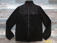 AEROPOSTALE エアロポステール メンズ ジップフリースジャケット 小さいサイズ XXS 黒