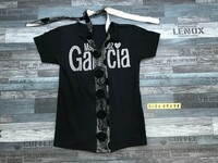 GARCIA MARQUEZ ガルシアマルケス レディース 両面プリント ホルターネック 半袖Tシャツ 1 黒
