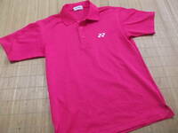 まとめて即決！美品　ピンク　ヨネックスYONEX製　速乾　半袖　ゴルフ向けポロシャツ　Sサイズ　テニス