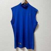 UNDER ARMOUR アンダーアーマー ノースリーブ コンプレッションシャツ SMサイズ ブルー 野球
