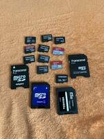 ほぼ未使用★　11枚セット　SanDisk Transcend micro SDHC TOSHIBA micro 　SDHC 　SDXC 2GB 8GB 16GB 32GB 64GB 128GB 