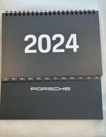 ポルシェ 2024年 卓上カレンダー 未開封 新品 高級 スポーティ スポーツカー レア 718 Porsche 限定 マカン カイエン 2024 卓上 パナメ