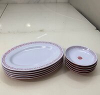 $M$ 餃子皿 ラー油皿 5枚口セット 中華皿 厨房 店舗皿 ランダム A2307-006