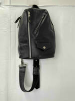 Schott ショット ボディバッグ LEATHER RIDERS DAY PACK ONESTAR レザーライダースデイパック ワンスター メンズ ブラック 黒 鞄