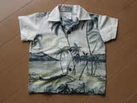 ◆KY'S アロハシャツ ☆ シックな子供用　キッズ　サイズ2 / ハワイ製◆