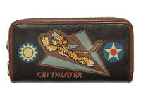 TOYS McCOY TMA2011 LEATHER LONG WALLET FLYING TIGERS トイズマッコイ ロングウォレット フライングタイガー ホースハイド 馬革