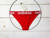 【即決】adidas アディダス レーシングショーツ(インナー用) 女性用 下着 ブルマ tape Red 海外XS