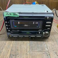 AV2-326 激安 カーステレオ JVC KW-TC310 072X0396 CD FM/AM プレーヤー レシーバー 本体のみ 簡易動作確認済み 中古現状品